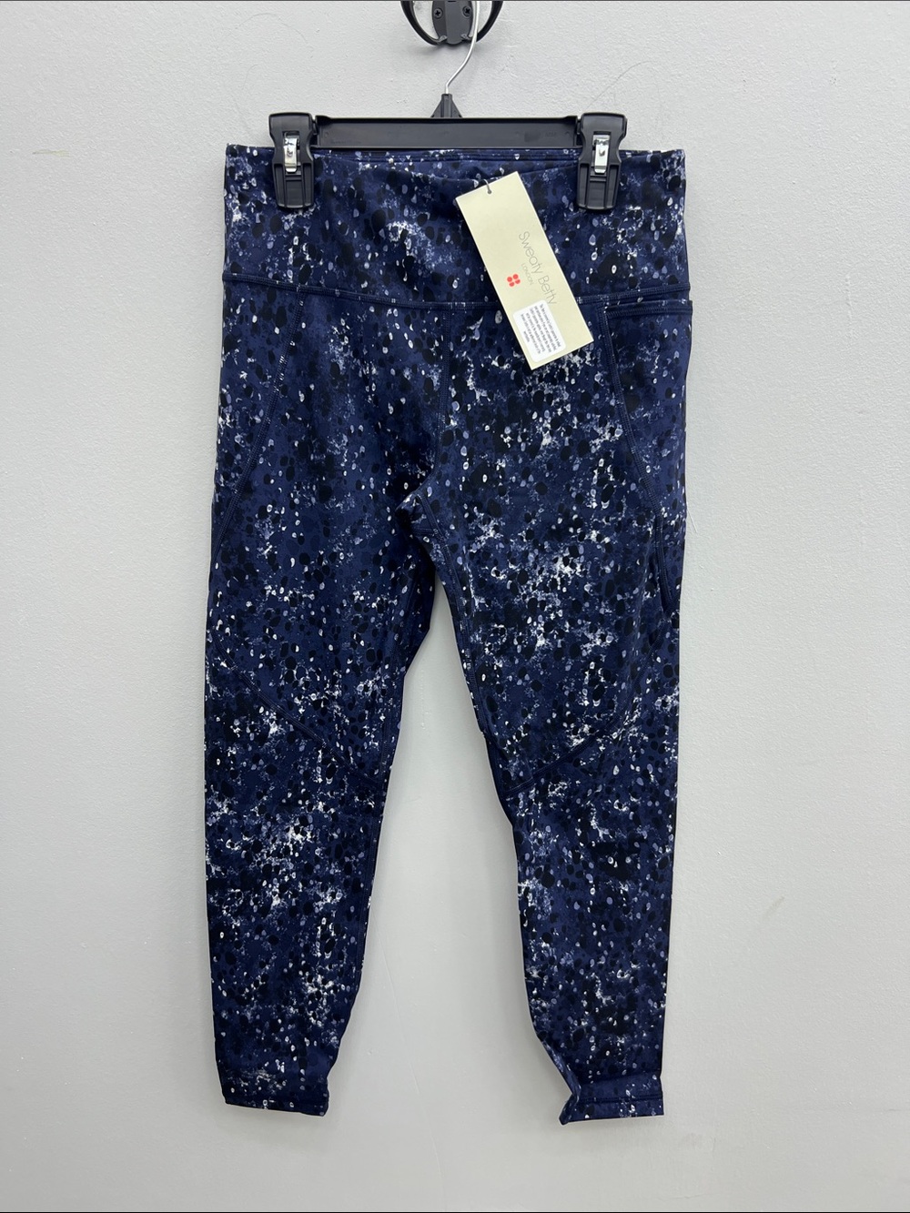 Sweaty Betty Navy & White Speckle Leggings